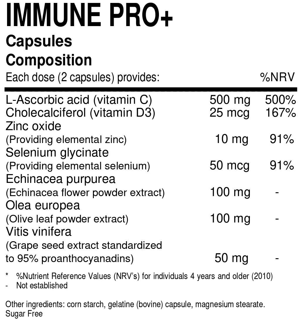 NPL Immune Pro + Nutri-Table - 60s