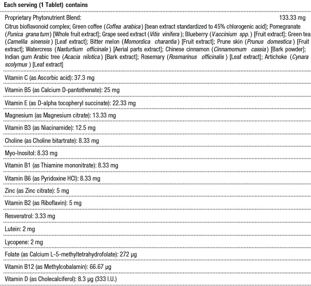 Metagenics PhytoMulti Multivitamin 60s Nutritable
