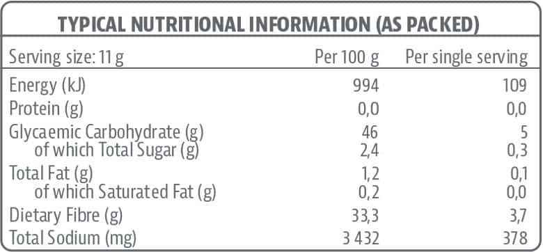 Tony Ferguson Dessert Mix Sachet Vanilla 10g Nutritable