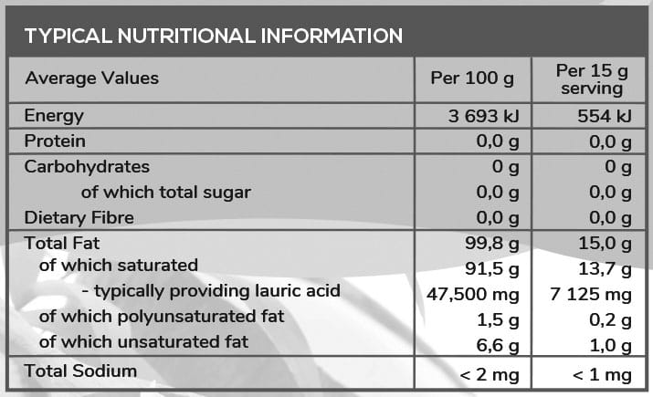 Lifestyle Food Organic Odourless Coconut Oil 400ml Nutritable