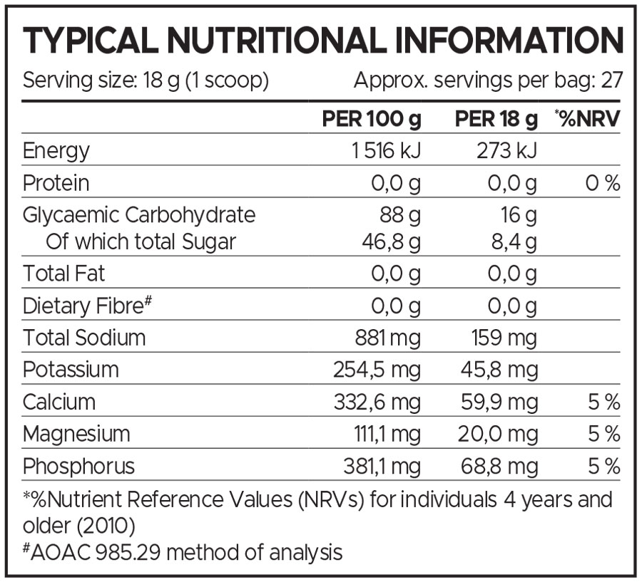 USN Winners Energy Sports Hydration Drink Naartjie 500g Nutritable