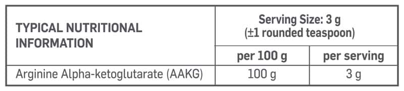 Pure Arginine AKG Powder Nutritable