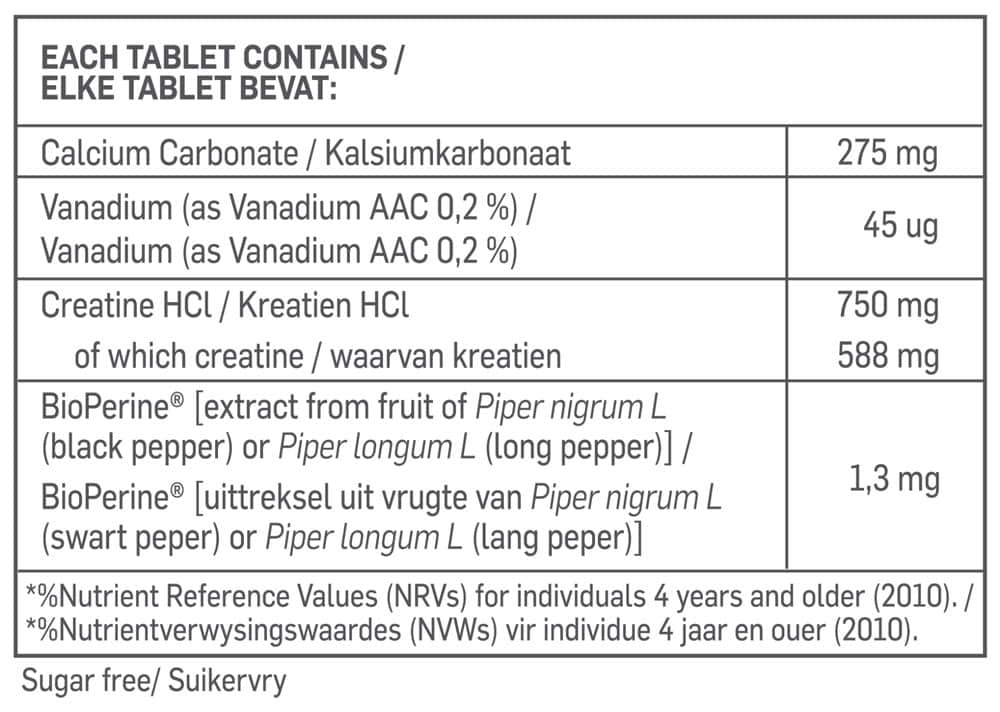 Creatine HCl Nutritable