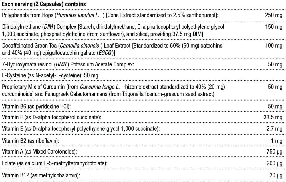 Metagenics EstroFactors 60s Nutritable