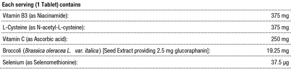 Metagenics GlutaClear 60s Nutritable