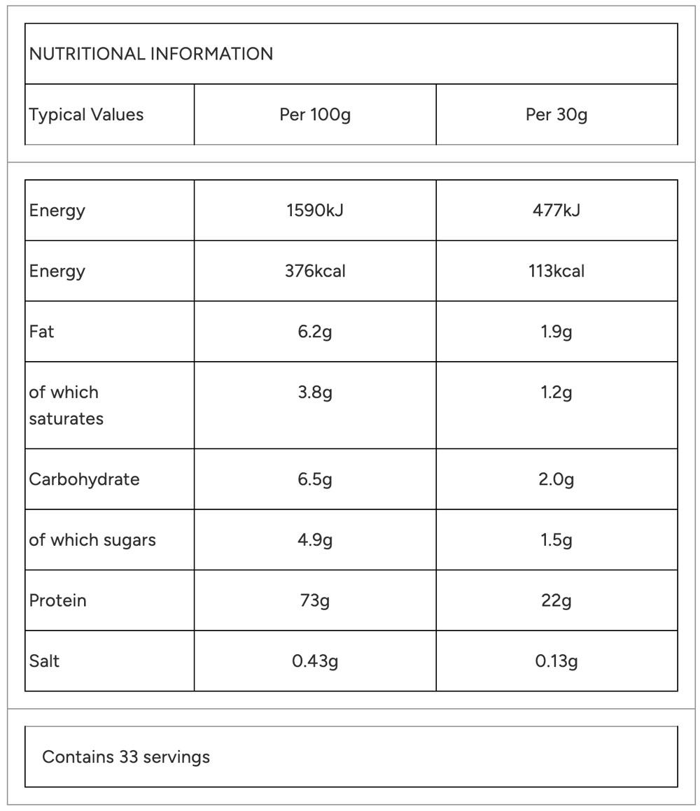 MyProtein Impact Whey Protein Powder Chocolate - 1kg