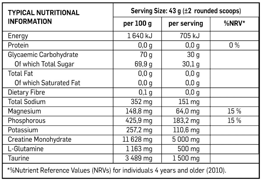 Creatine Ultra Load Berry Nutri-table - 860g