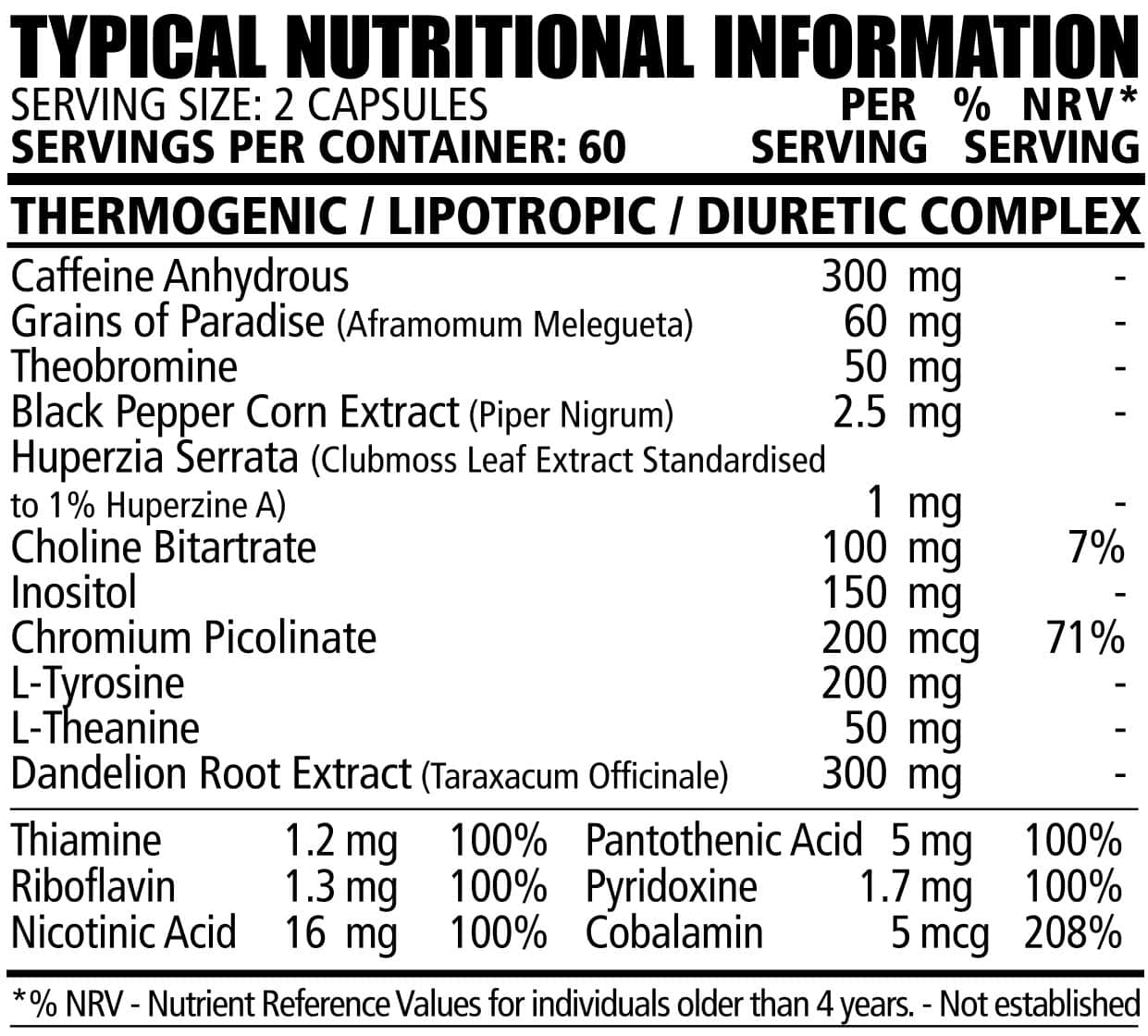 NPL Thermo Fuel 120s Nutritable