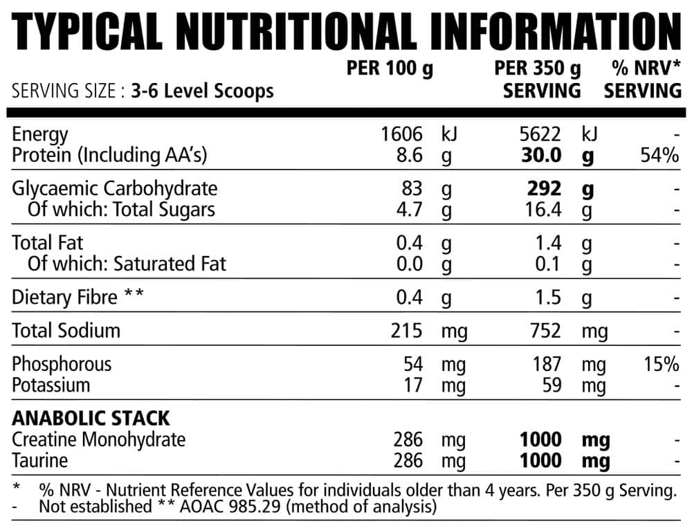 NPL Hyper Gain Mass Chocolate 1kg Nutritable