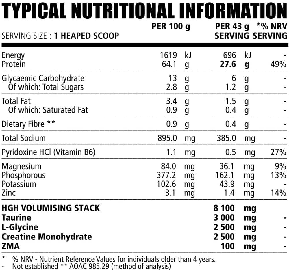 NPL Anabolic Whey Protein Chocolate 908g Nutritable