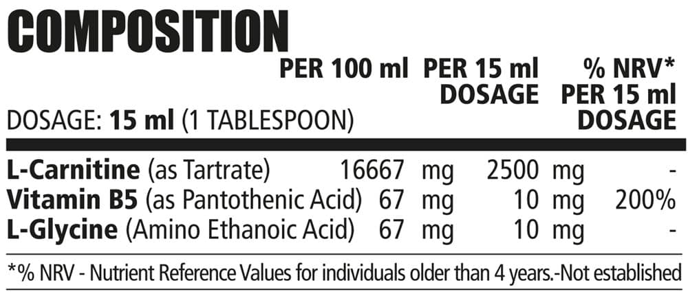 NPL L-Carnitine Tropical Punch 480ml Nutritable