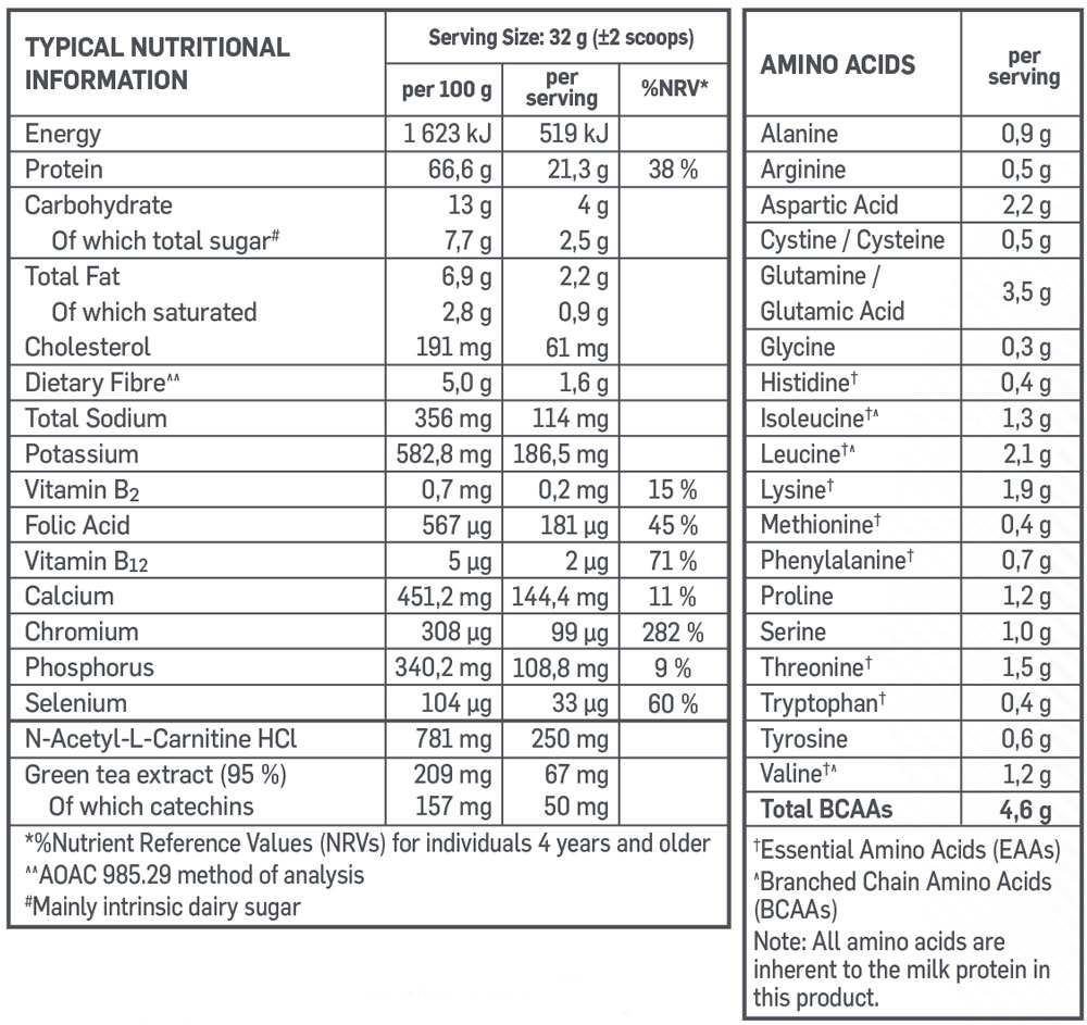 Lean Whey Choc Coconut Cluster 640g Nutritable