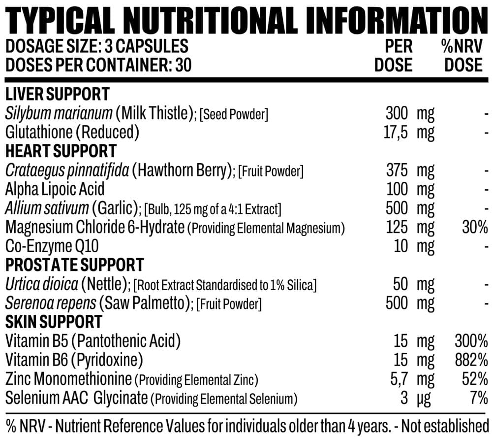 NPL Organ Support 90s Nutritable