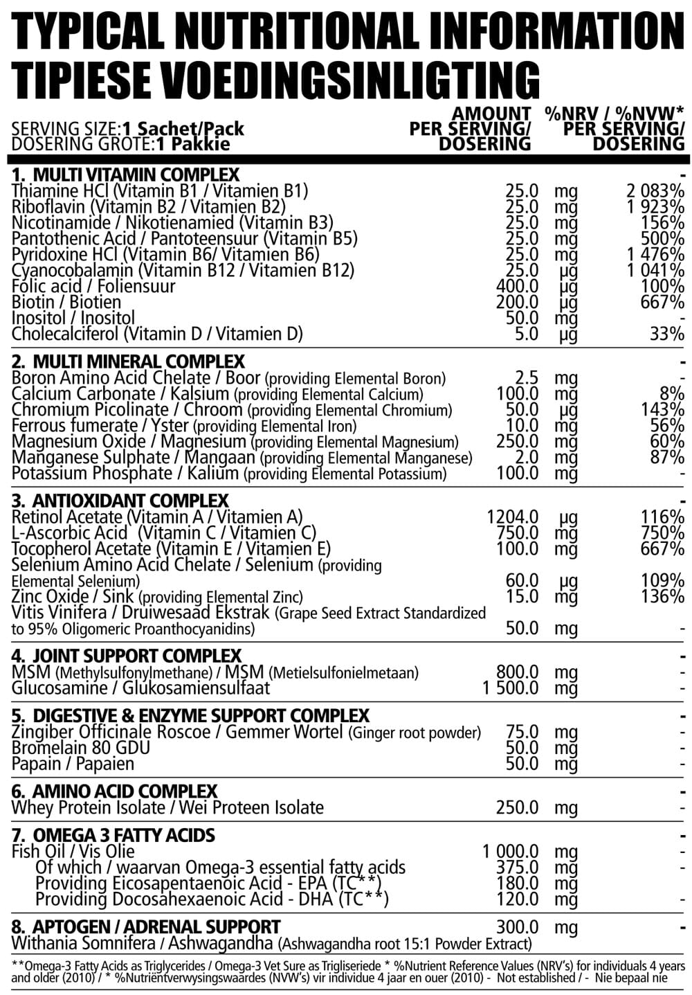 NPL Vita Pack 30s Nutritable