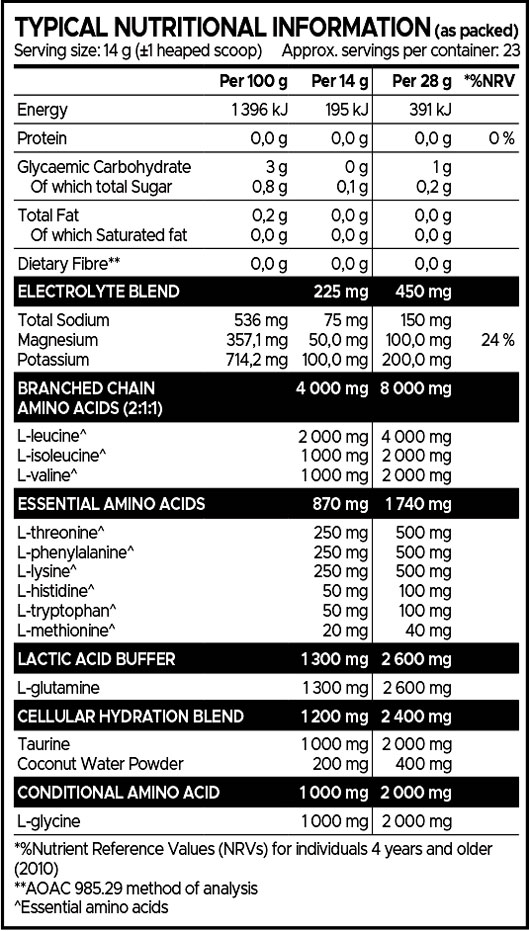 USN All9 Amino Sour Worms 330g Nutritable