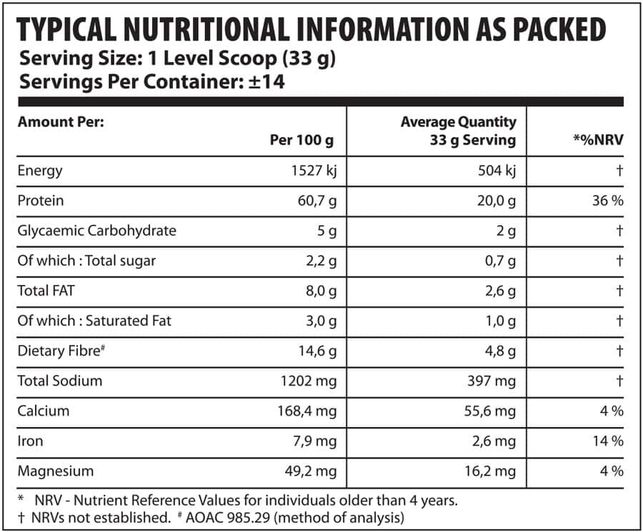 Youthful Living Vegan Lifestyle Protein Shake Choc Macadamia 465g Nutritable