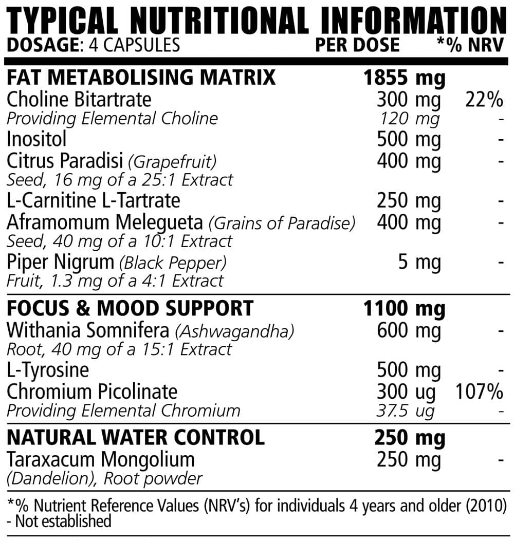 NPL Shape and Tone 120s Nutritable