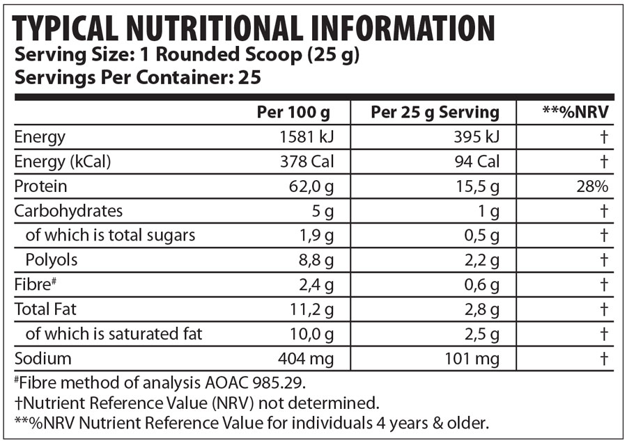 Youthful Living Keto Collagen Protein Shake Vanilla Almond 625g Nutritable