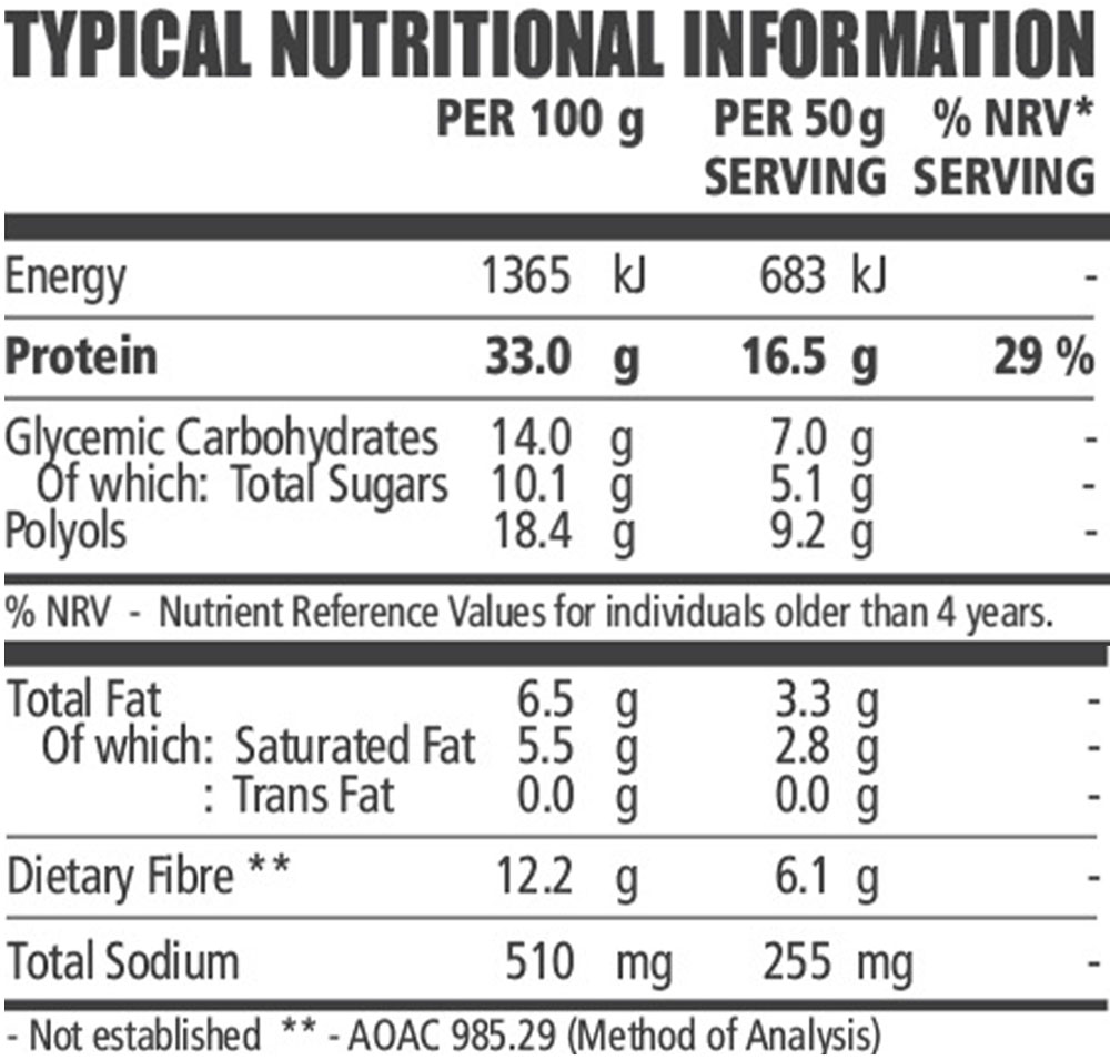 NPL Diet Pro Bar Double Choc 50g Nutritable