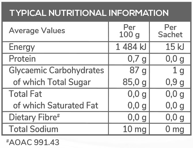 Lifestyle Food Sucralose Sugar Replacement 200s Nutritable