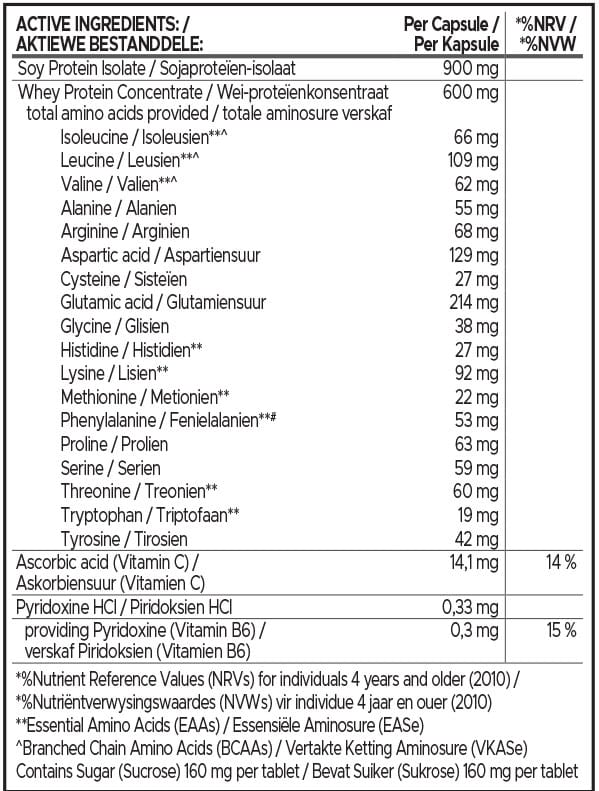 USN Fast Grow Aminos 120s Nutritable