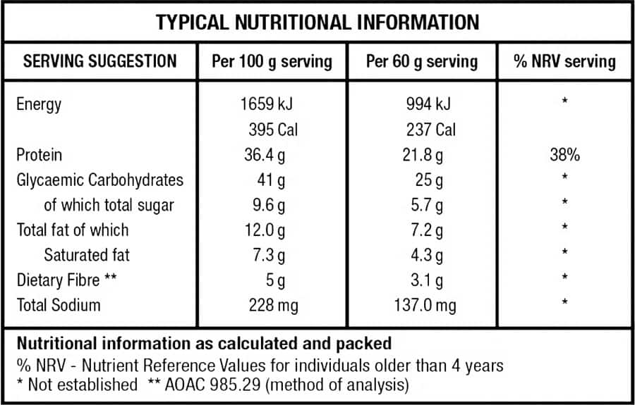Nutri-Go Layered Protein Bar Peppermint Crisp Tart 60g Nutritable