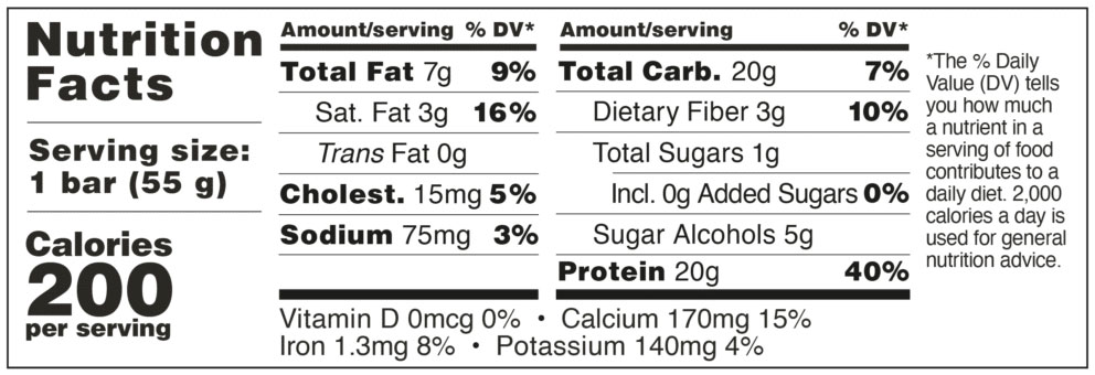 Barebells Protein Bar Cookies 55g Nutritable