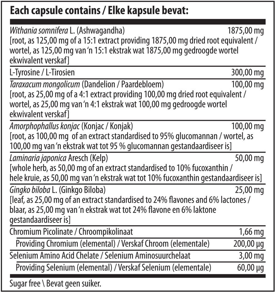 Youthful Living Body Fit Thyro Stim 30s Nutritable