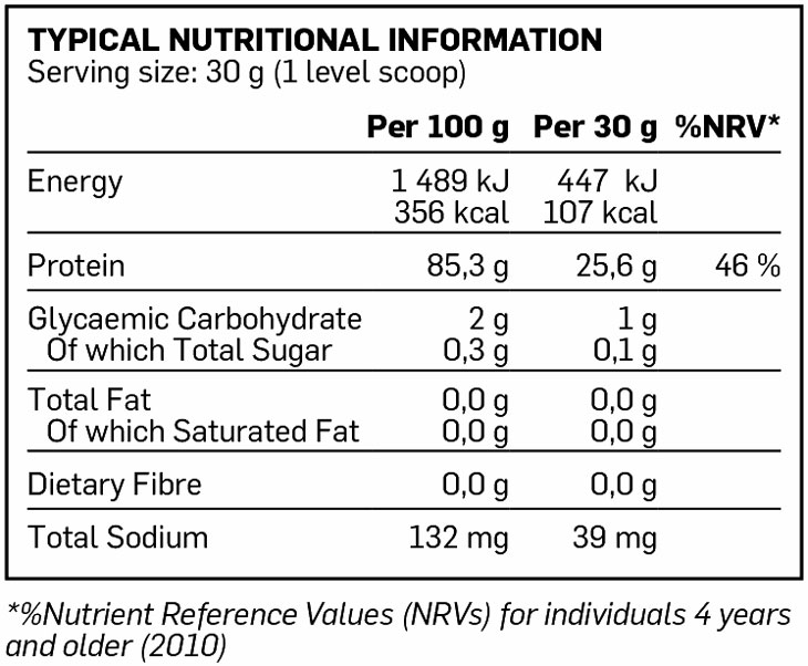 Primal Clear Beef Protein Isolate Cola 600g Nutritable