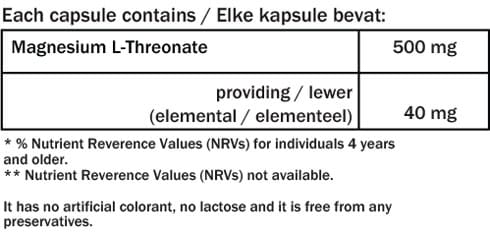 Noolit Magnesium L-Threonate 30s Nutritable