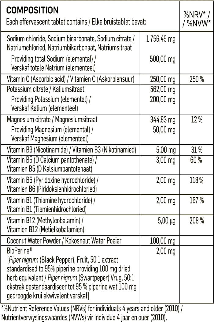 Biogen Active Hydrate Fizzy 15s Nutritable