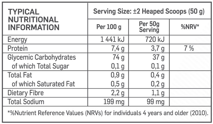 Biogen Creamy Rice Energy Meal Chocolate 500g Nutritable