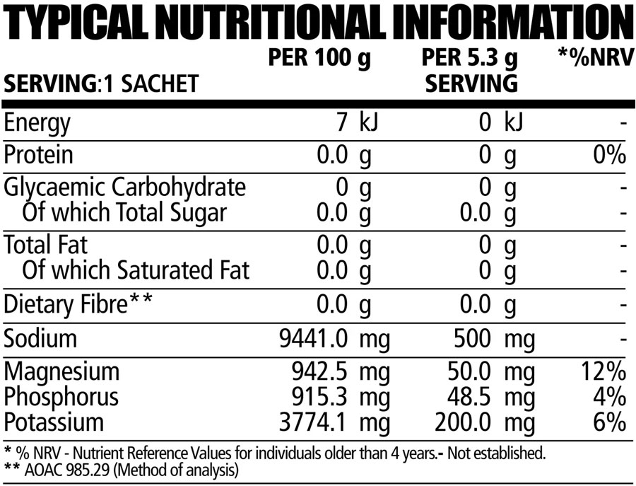 NPL Hydrade Hydrolytes Electrolytes Tropical 10s Nutritable