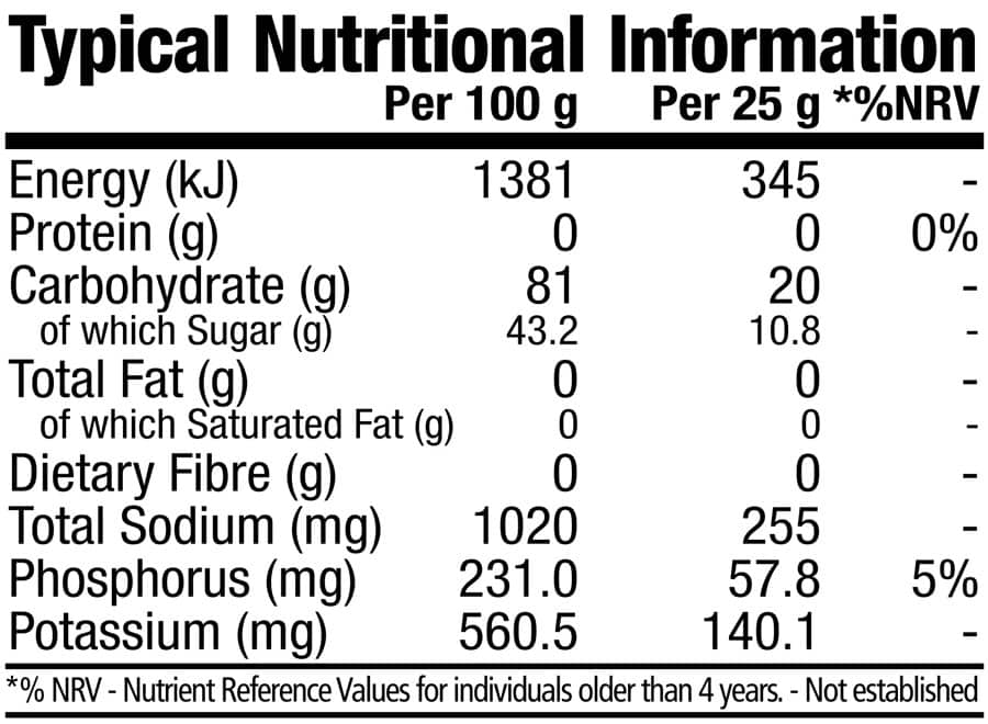 NPL Hydrade Rapid Isotonic Sachet Naartjie 25g Nutritable