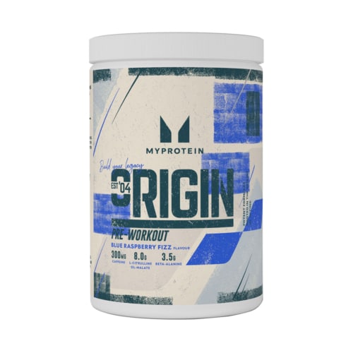 MyProtein Origin Pre-Workout Blue Raspberry Fizz - 600g