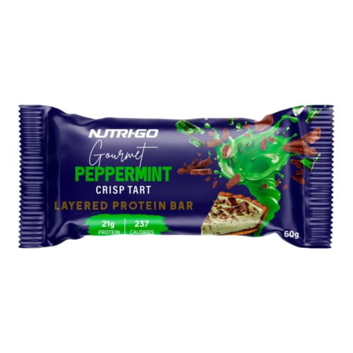 Nutri-Go Layered Protein Bar Peppermint Crisp Tart - 60g