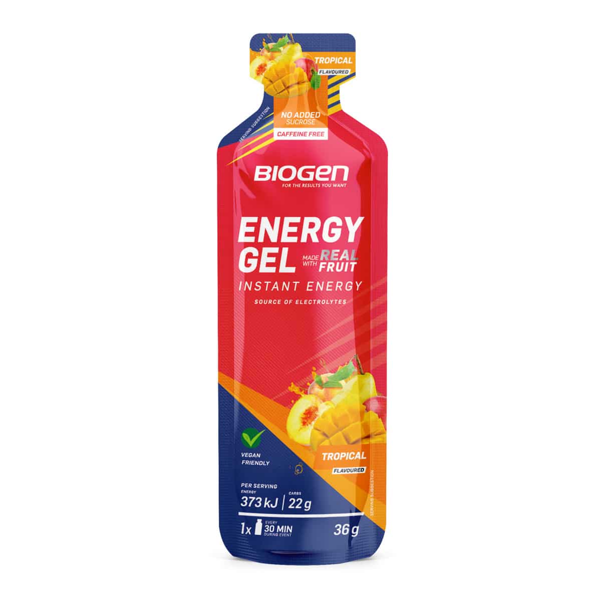 Biogen Real Fruit Based Energy Gel Tropical - 36g
