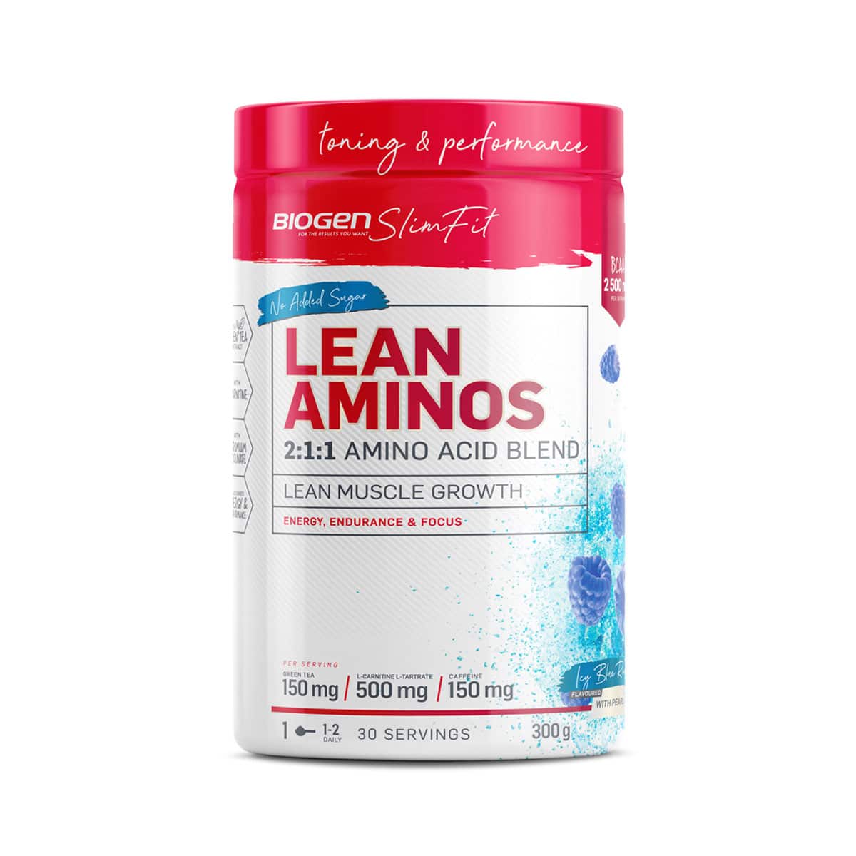 Biogen Lean Aminos Icy Blue Raspberry - 300g