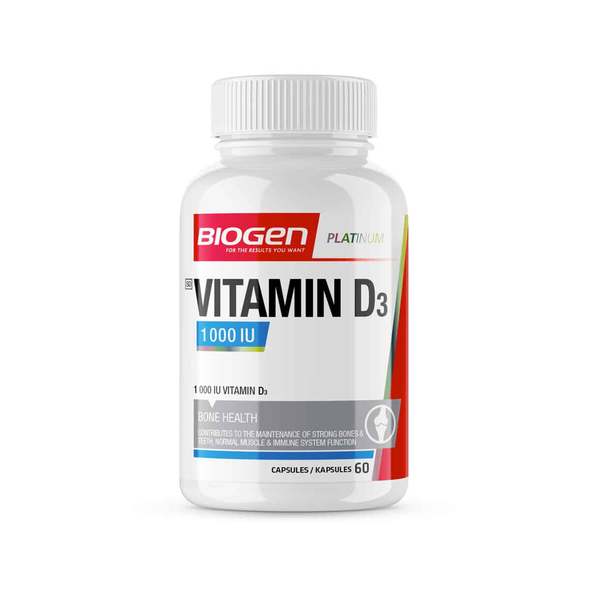 Biogen Vitamin D3 1000IU - 60 Caps