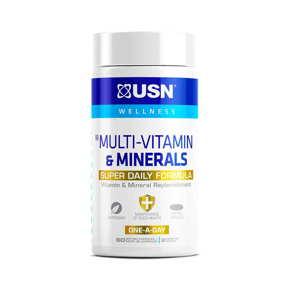 USN Multivitamin and Minerals - 60 Softgel Caps