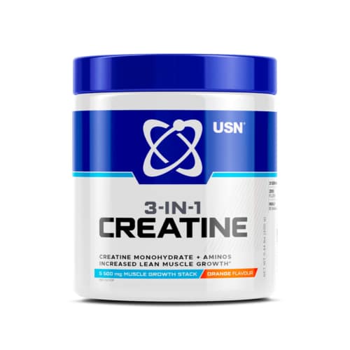 USN 3-in-1 Creatine Monohydrate & Aminos Orange - 200g