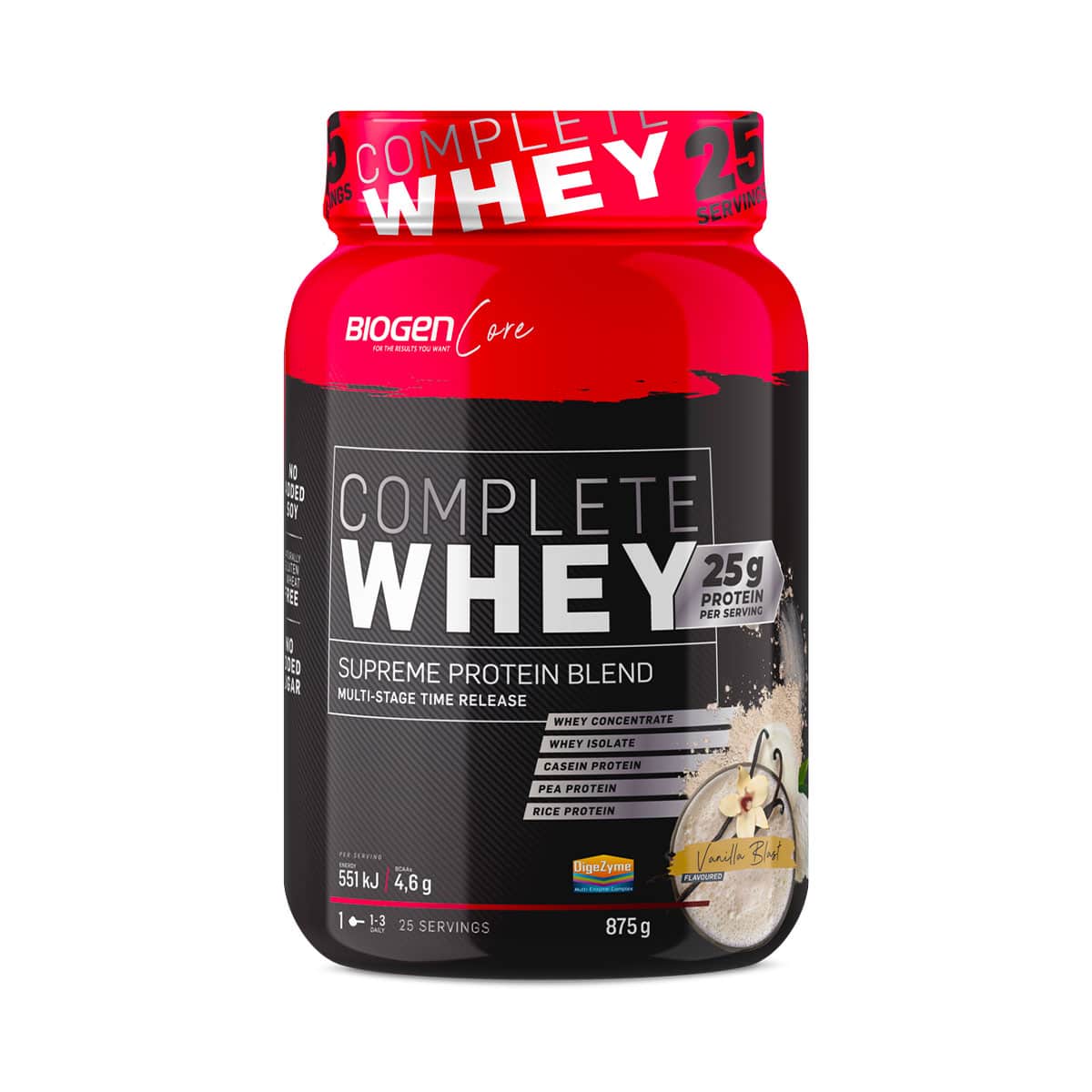 Biogen Complete Whey Vanilla - 875g