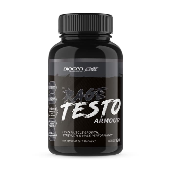 Biogen Rage Testo Armour - 120 Caps