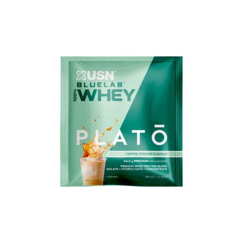 USN Plato BlueLab 100% Whey Protein Single Serving Coffee Freezo - 32g