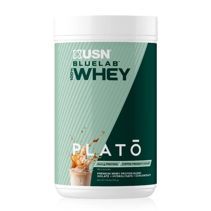 USN Plato BlueLab 100% Whey Protein Coffee Freezo - 704g