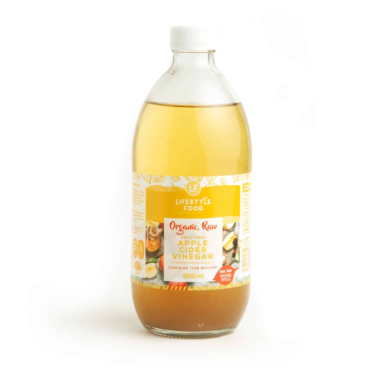 Lifestyle Food Organic Raw Apple Cider Vinegar - 500ml