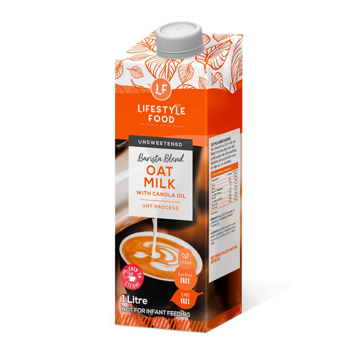 Lifestyle Food Oat Milk Barista Blend - 1 Litre