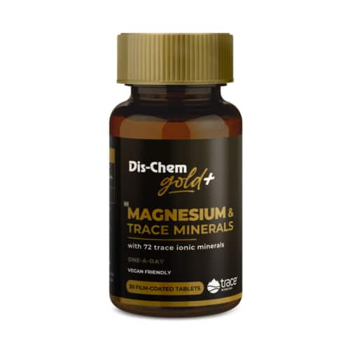 Dis-Chem Gold Magnesium & Trace Minerals - 30 Coated Tabs