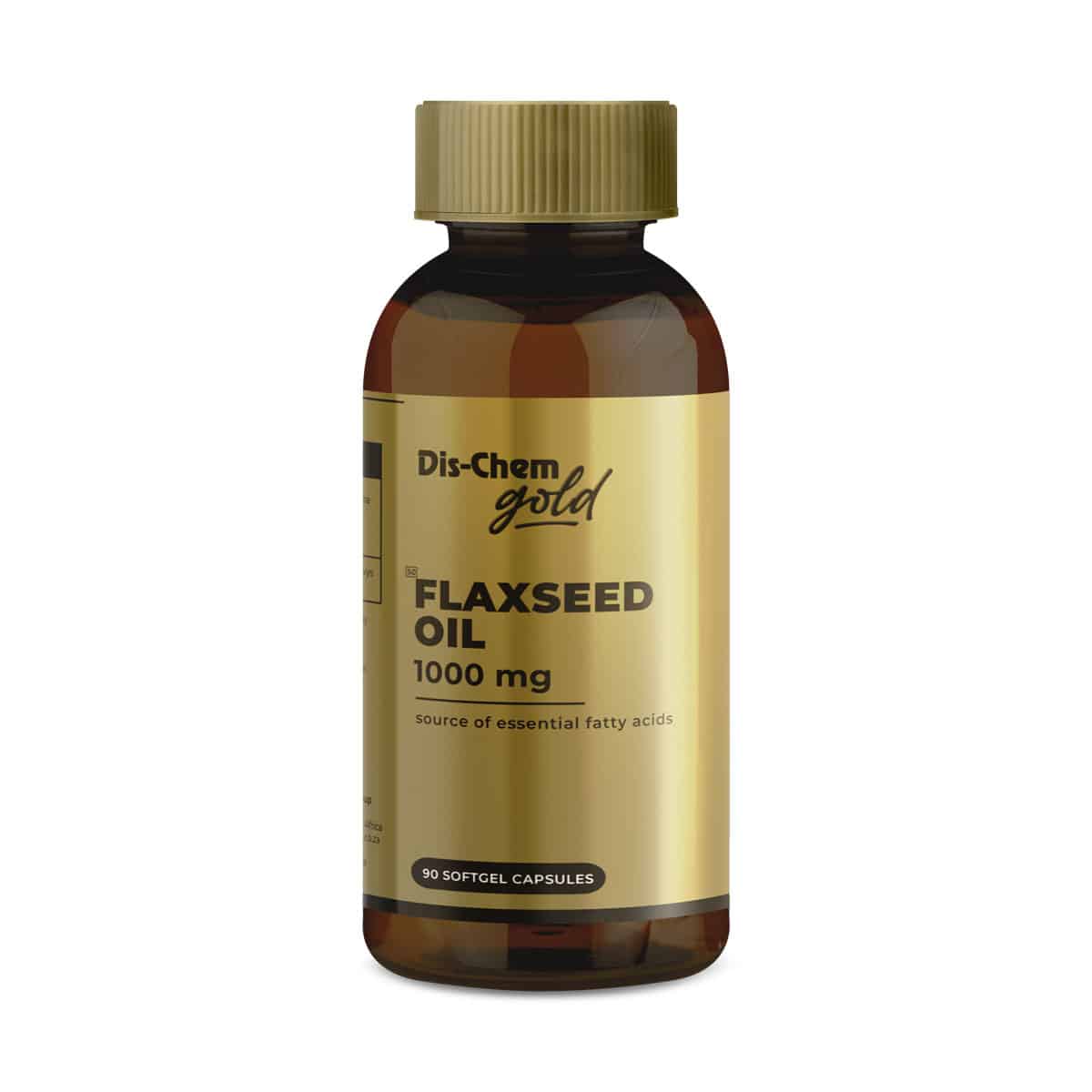 DisChem Gold Flaxseed Oil 1000mg 90 Softgel Caps DisChem Living Fit