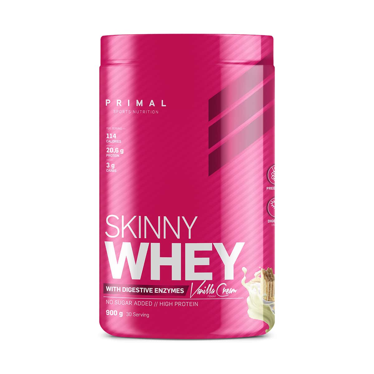 Primal Skinny Whey Vanilla Cream - 900g